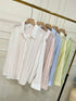 Summer Embroidered Transparent Shirts
